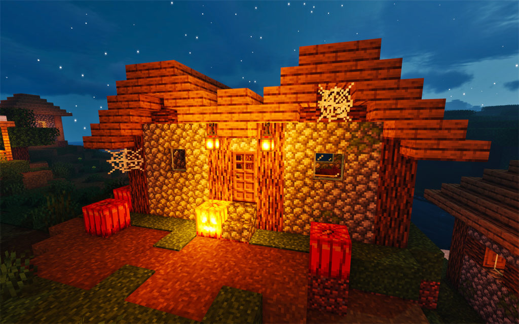 Minecraft - spooky village